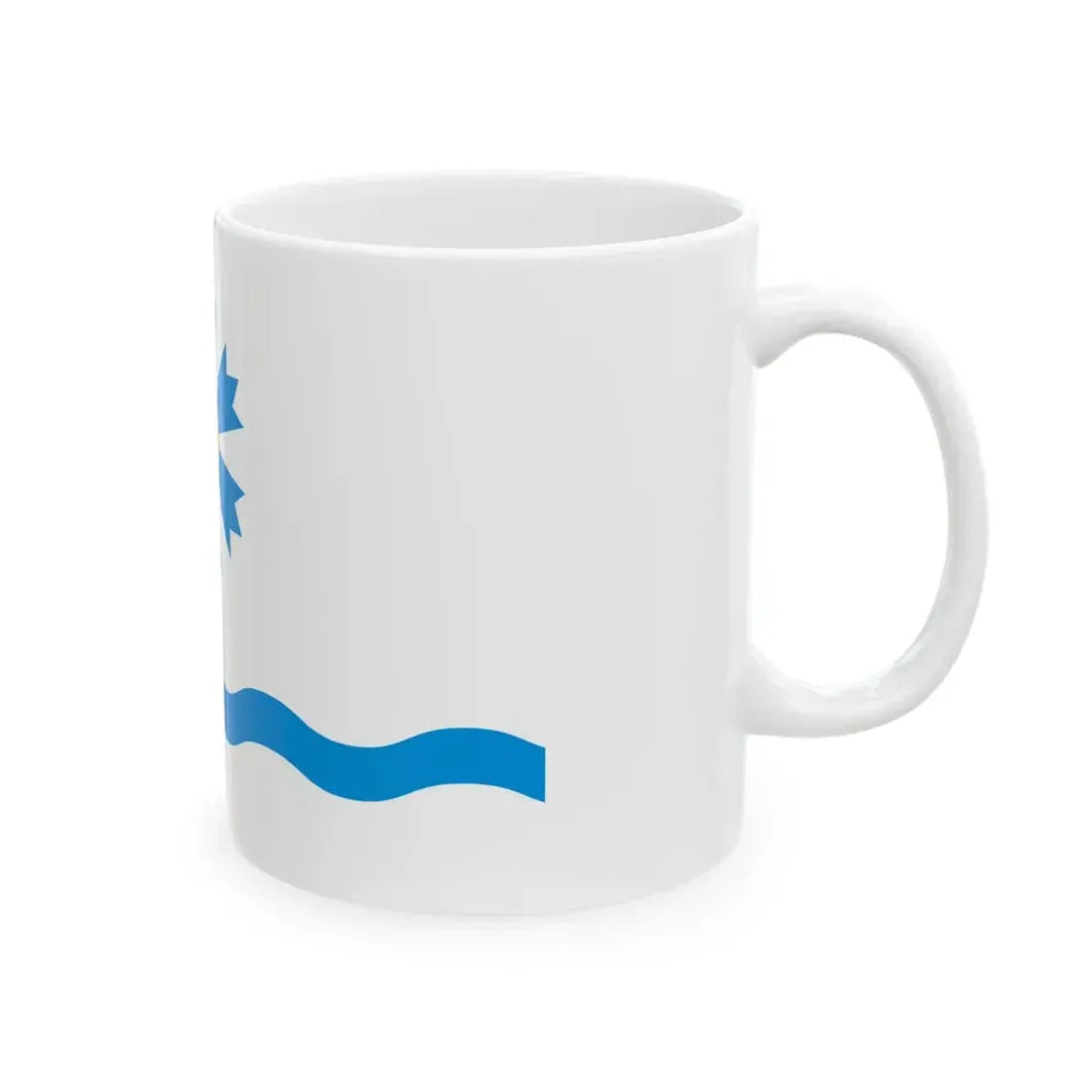 Flag of Tartu Parish (Estonia) White Coffee Mug - Go Mug Yourself