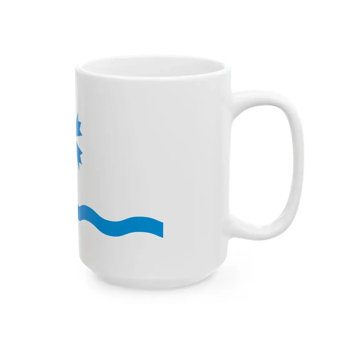 Flag of Tartu Parish (Estonia) White Coffee Mug - Go Mug Yourself