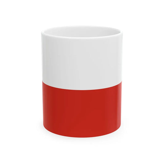 Flag of Tarvita Bolivia (Bolivia) White Coffee Mug 11oz - Go Mug Yourself