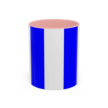 Flag of Tarxien Malta - Accent Coffee Mug 11oz Pink - Go Mug Yourself