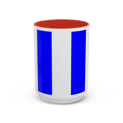 Flag of Tarxien Malta - Accent Coffee Mug 15oz Red - Go Mug Yourself
