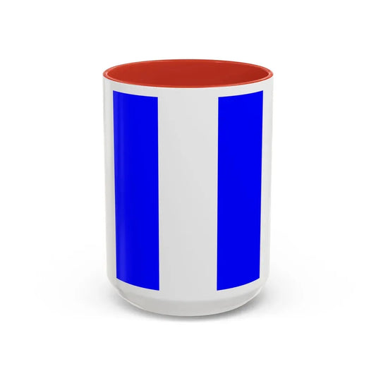 Flag of Tarxien Malta - Accent Coffee Mug 15oz Red - Go Mug Yourself