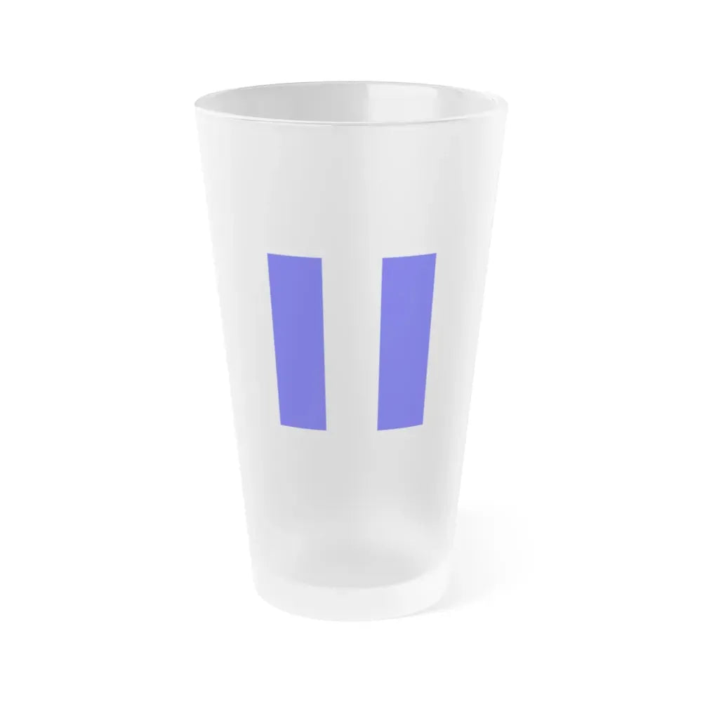 Flag of Tarxien Malta - Frosted Pint Glass 16oz 16oz Frosted - Go Mug Yourself