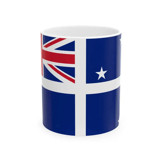 Flag of Tasmania 1875 (Australia) White Coffee Mug 11oz - Go Mug Yourself