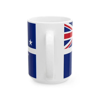 Flag of Tasmania 1875 (Australia) White Coffee Mug - Go Mug Yourself