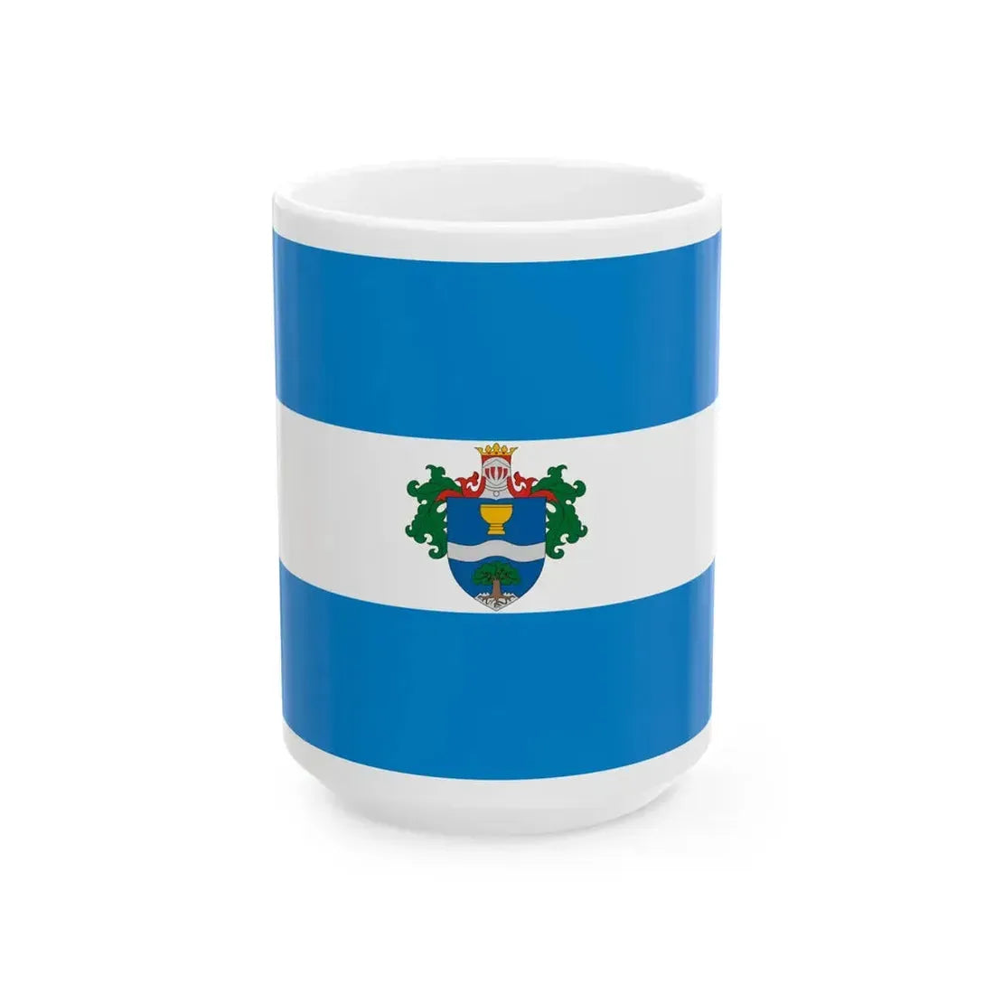 Flag of Tass Hungary (Hungary) White Coffee Mug 15oz - Go Mug Yourself