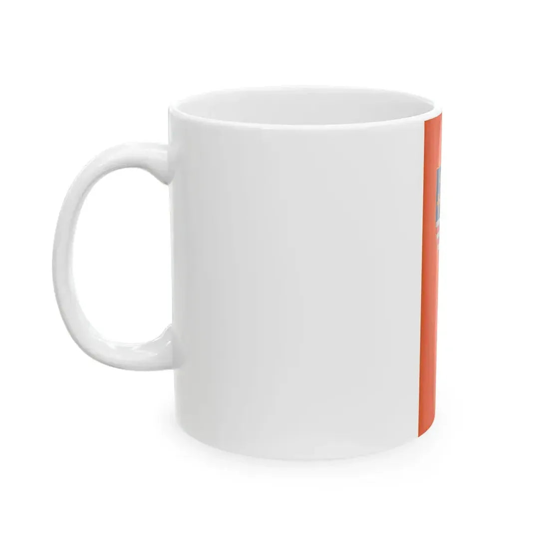 Flag of Tata 1991-2017 vertical (Hungary) White Coffee Mug - Go Mug Yourself