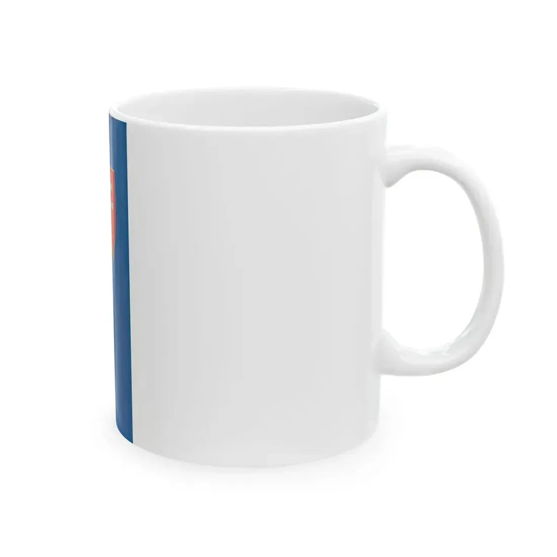 Flag of Tata 1991-2017 vertical (Hungary) White Coffee Mug - Go Mug Yourself