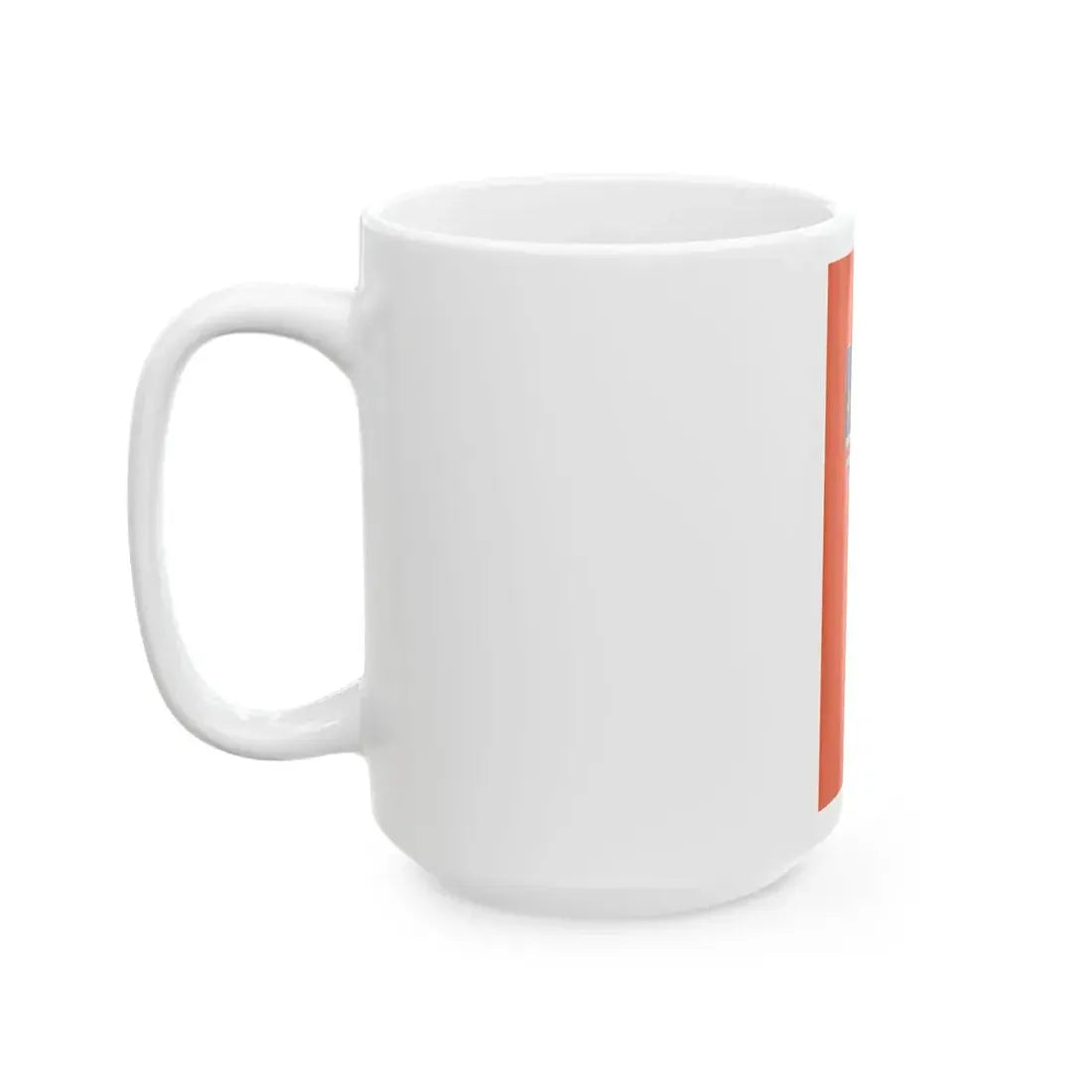 Flag of Tata 1991-2017 vertical (Hungary) White Coffee Mug - Go Mug Yourself