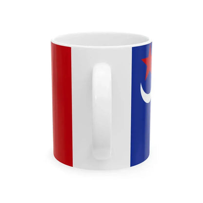 Flag of Tatarstan 1991 proposal (Russia) White Coffee Mug - Go Mug Yourself