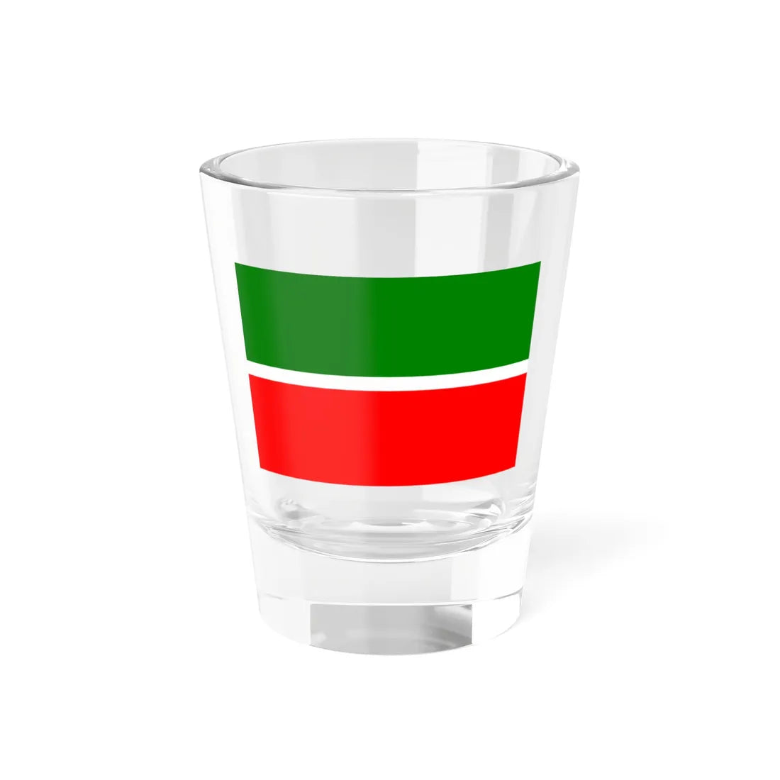 Flag of Tatarstan 3-2 (Russia) Shot Glass 1.5oz 1.5oz - Go Mug Yourself