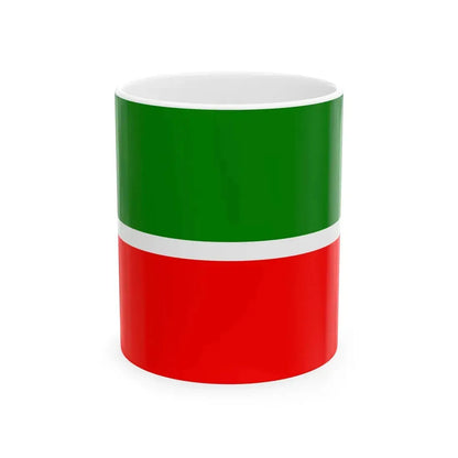 Flag of Tatarstan 3-2 (Russia) White Coffee Mug 11oz - Go Mug Yourself