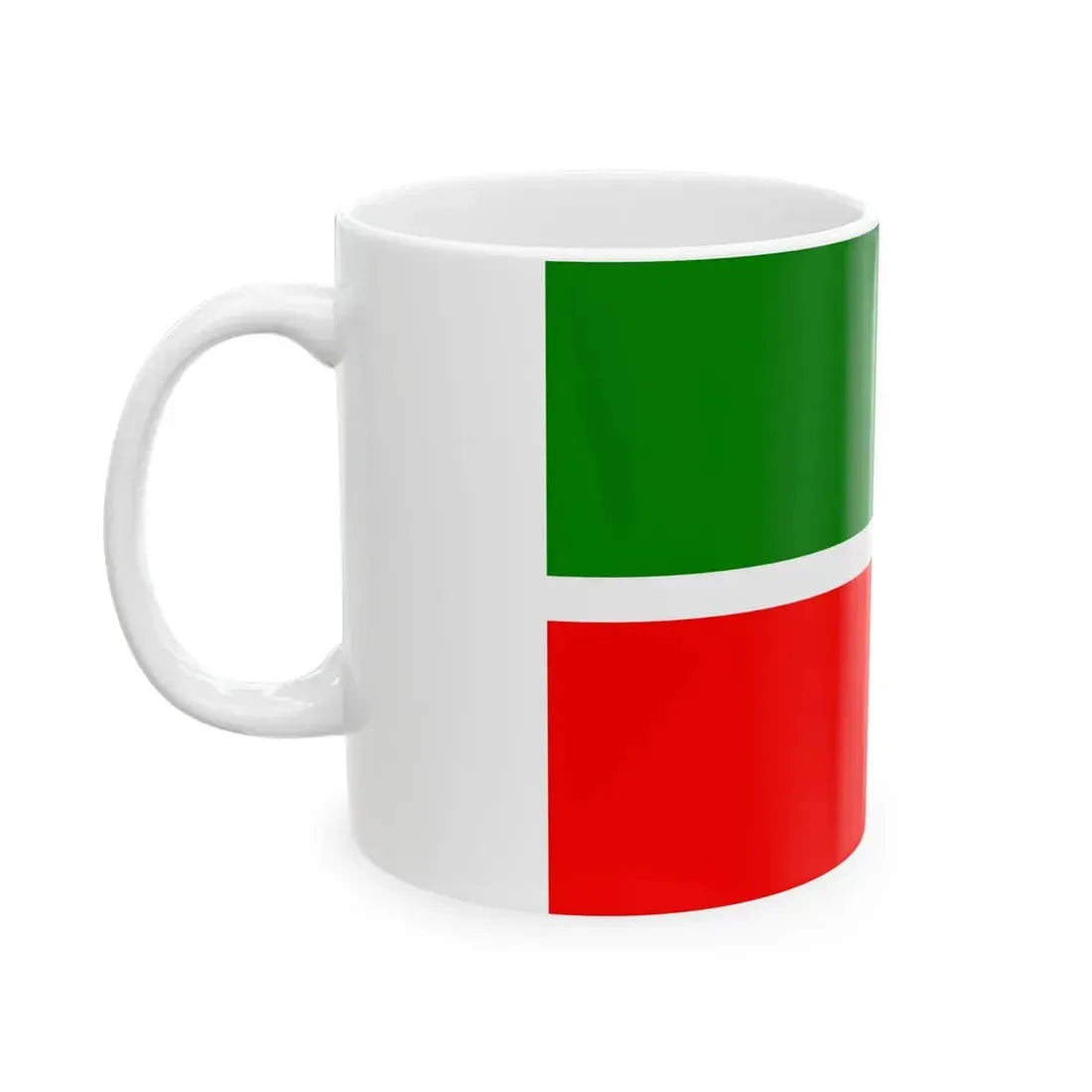 Flag of Tatarstan 3-2 (Russia) White Coffee Mug - Go Mug Yourself