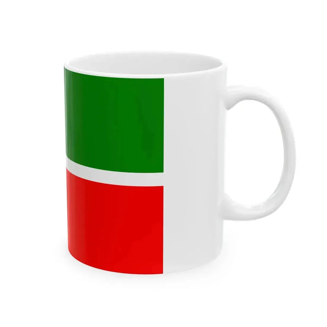 Flag of Tatarstan 3-2 (Russia) White Coffee Mug - Go Mug Yourself