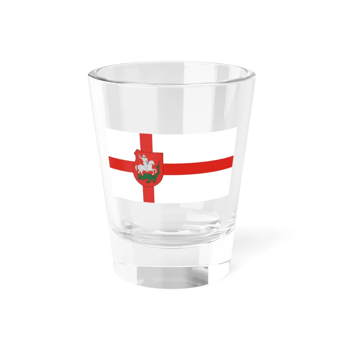 Flag of Tatarszentgyorgy (Hungary) Shot Glass 1.5oz 1.5oz - Go Mug Yourself