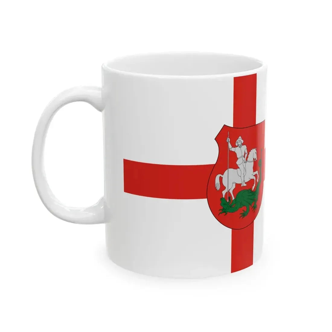 Flag of Tatarszentgyorgy (Hungary) White Coffee Mug - Go Mug Yourself