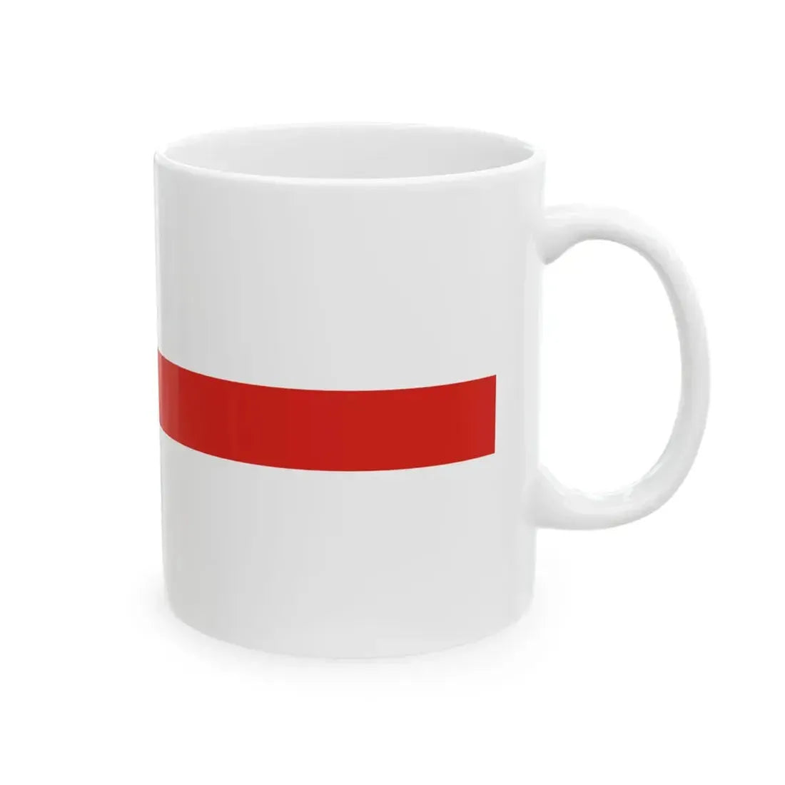 Flag of Tatarszentgyorgy (Hungary) White Coffee Mug - Go Mug Yourself