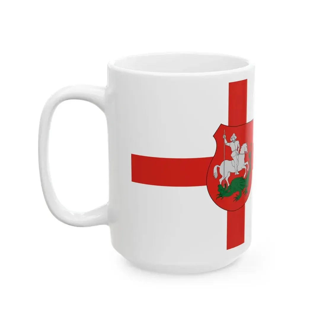 Flag of Tatarszentgyorgy (Hungary) White Coffee Mug - Go Mug Yourself