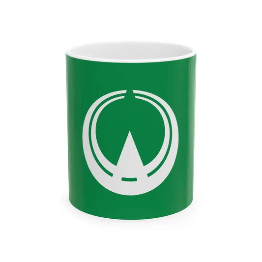 Flag of Tateshina Nagano (Japan) White Coffee Mug 11oz - Go Mug Yourself