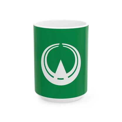 Flag of Tateshina Nagano (Japan) White Coffee Mug 15oz - Go Mug Yourself