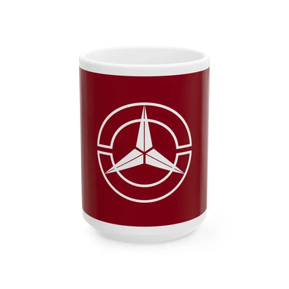 Flag of Tateyama Toyama (Japan) White Coffee Mug 15oz - Go Mug Yourself