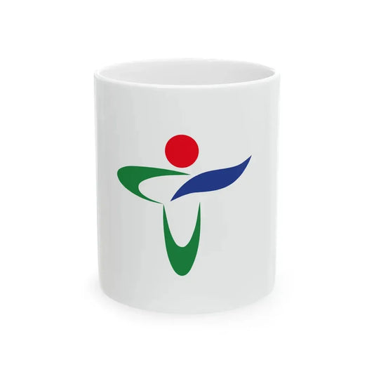 Flag of Tatsuno Hyogo (Japan) White Coffee Mug 11oz - Go Mug Yourself