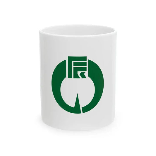 Flag of Tatsuno Nagano (Japan) White Coffee Mug 11oz - Go Mug Yourself