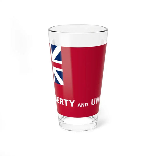 Flag of Taunton, Massachusetts - Pint Glass 16oz 16oz - Go Mug Yourself