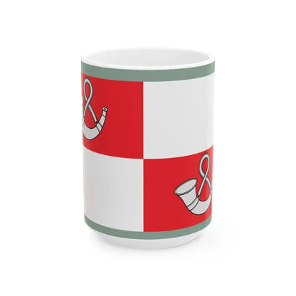 Flag of Taurage (Lithuania) White Coffee Mug 15oz - Go Mug Yourself