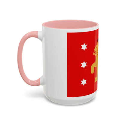 Flag of Tavastia Proper Finland - Accent Coffee Mug - Go Mug Yourself