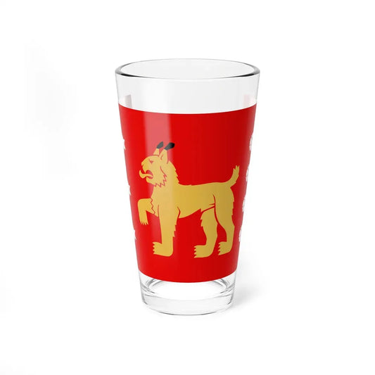 Flag of Tavastia Proper Finland - Pint Glass 16oz 16oz - Go Mug Yourself