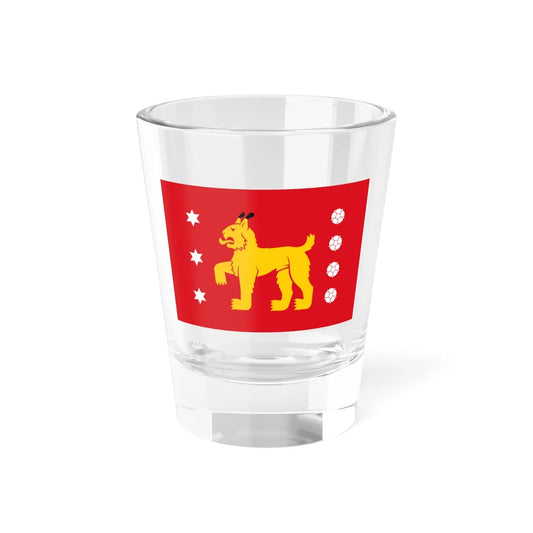 Flag of Tavastia Proper (Finland) Shot Glass 1.5oz 1.5oz - Go Mug Yourself