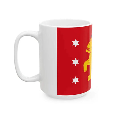 Flag of Tavastia Proper (Finland) White Coffee Mug - Go Mug Yourself