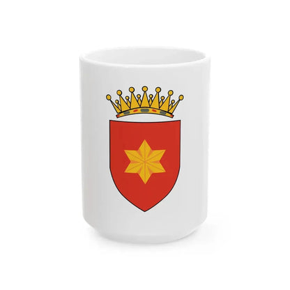 Flag of Tavolara (Italy) White Coffee Mug 15oz - Go Mug Yourself
