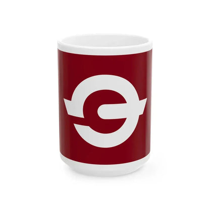 Flag of Tawaramoto Nara (Japan) White Coffee Mug 15oz - Go Mug Yourself