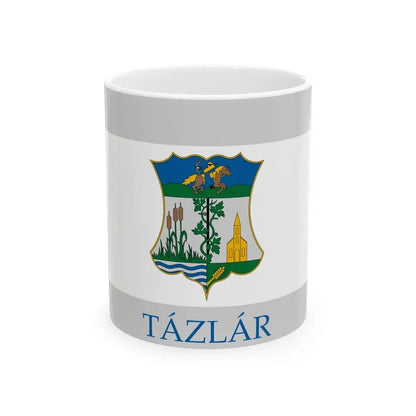 Flag of Tazlar variant (Hungary) White Coffee Mug 11oz - Go Mug Yourself