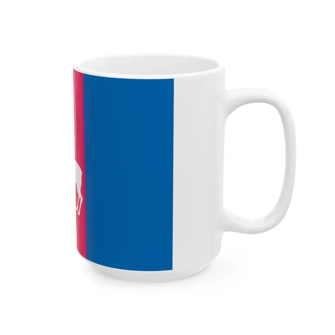 Flag of Tazovsky rayon Yamal Nenetsia (Russia) White Coffee Mug - Go Mug Yourself