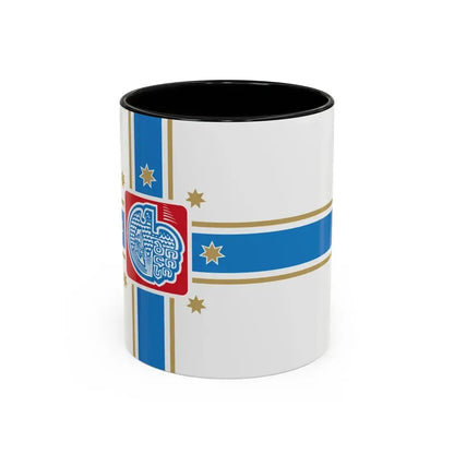 Flag of Tbilisi Georgia - Accent Coffee Mug 11oz Black - Go Mug Yourself