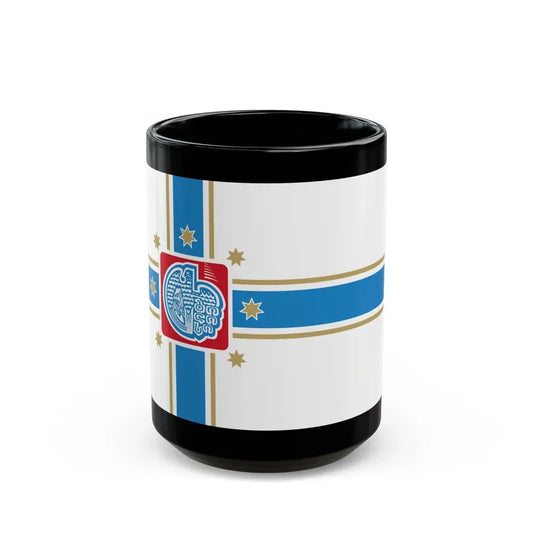 Flag of Tbilisi Georgia - Black Coffee Mug 15oz - Go Mug Yourself