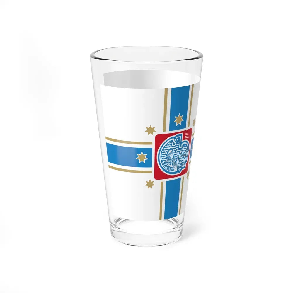 Flag of Tbilisi Georgia - Pint Glass 16oz - Go Mug Yourself