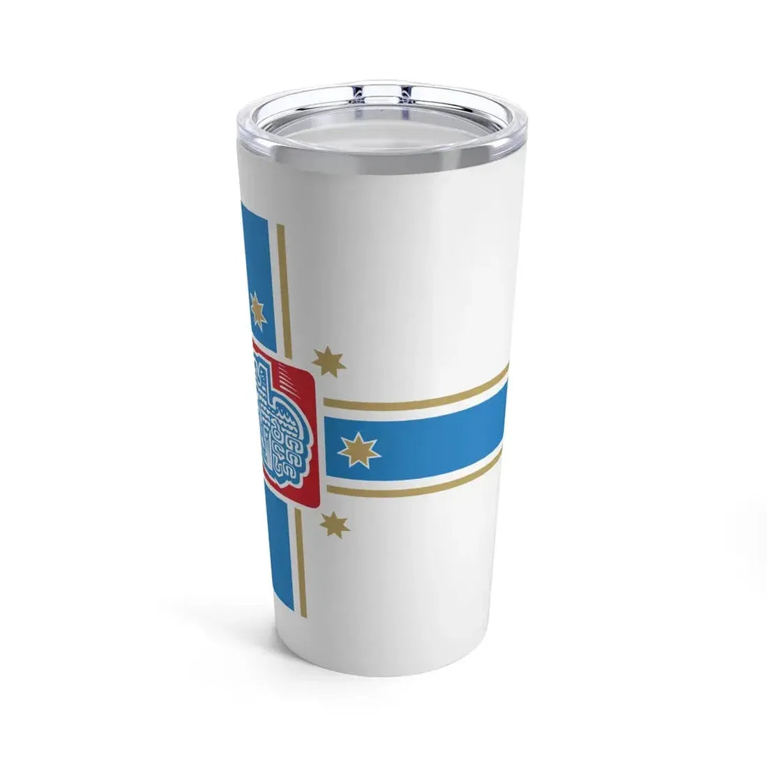 Flag of Tbilisi Georgia - Tumbler 20oz 20oz - Go Mug Yourself