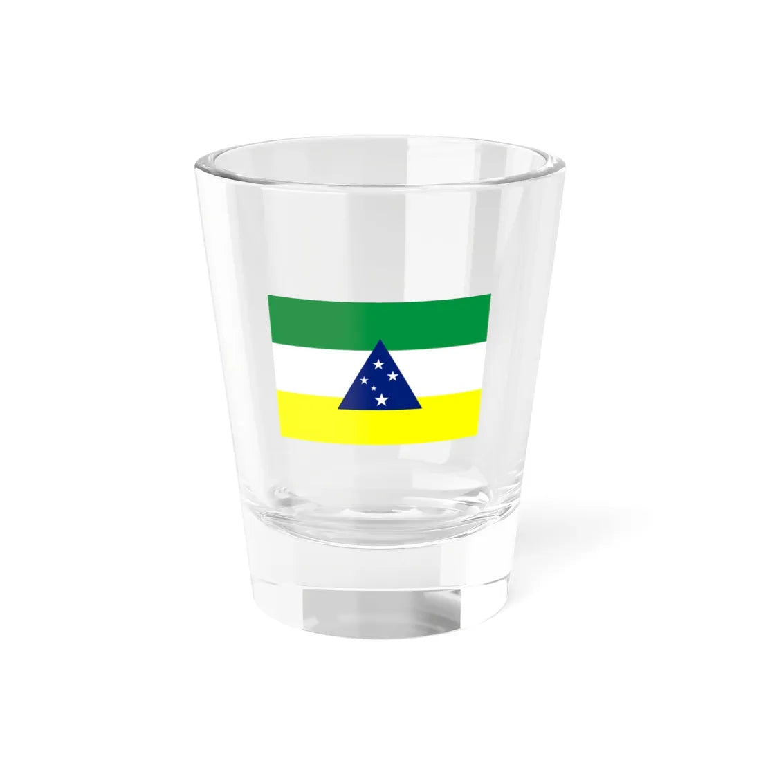 Flag of Tefe Amazonas (Brazil) Shot Glass 1.5oz 1.5oz - Go Mug Yourself