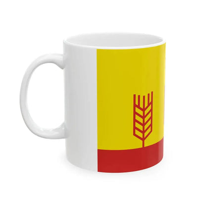 Flag of Tegeshevskoe Chuvashia (Russia) White Coffee Mug - Go Mug Yourself