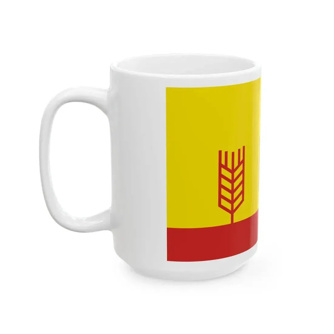 Flag of Tegeshevskoe Chuvashia (Russia) White Coffee Mug - Go Mug Yourself