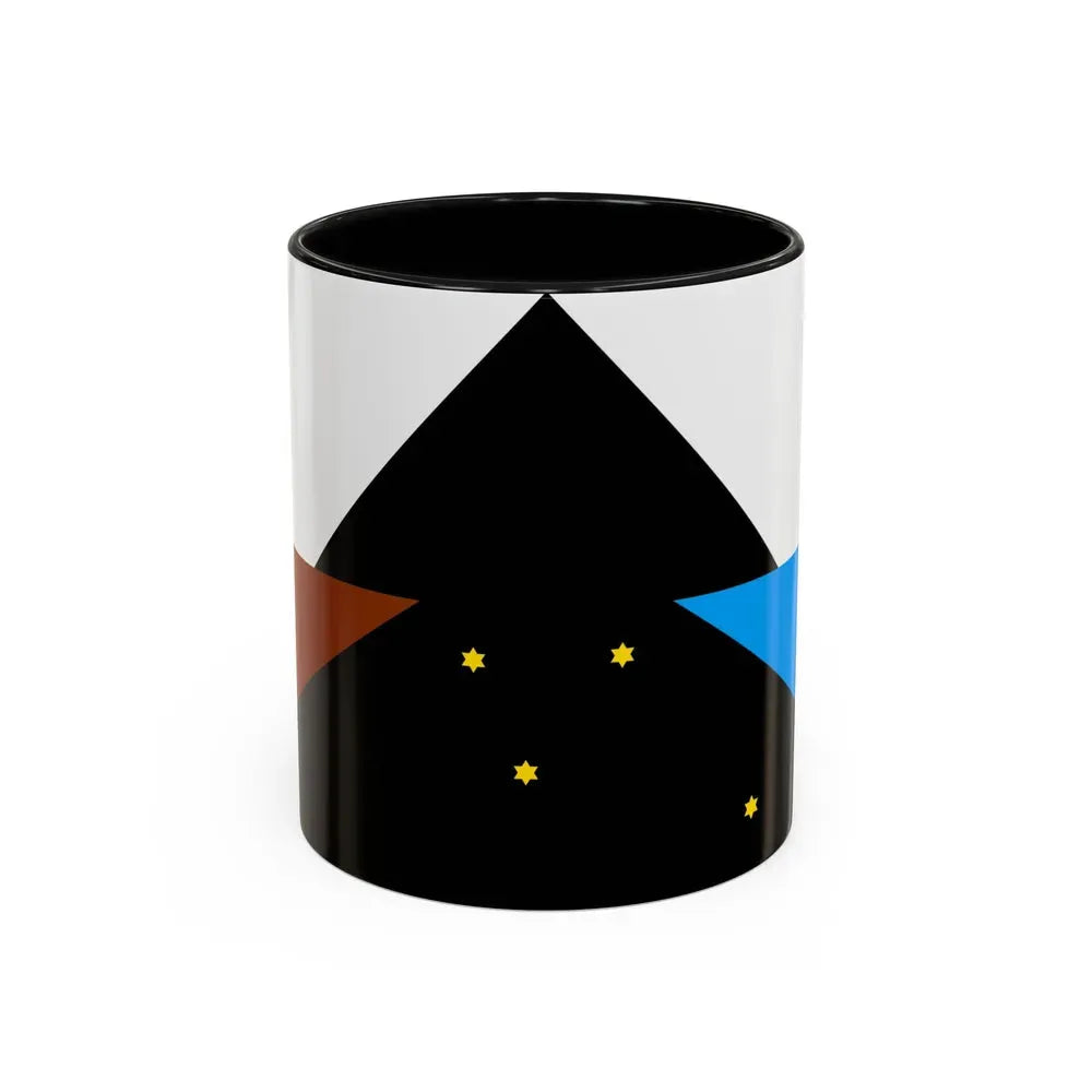 Flag of Tehuelche people - Accent Coffee Mug 11oz Black - Go Mug Yourself