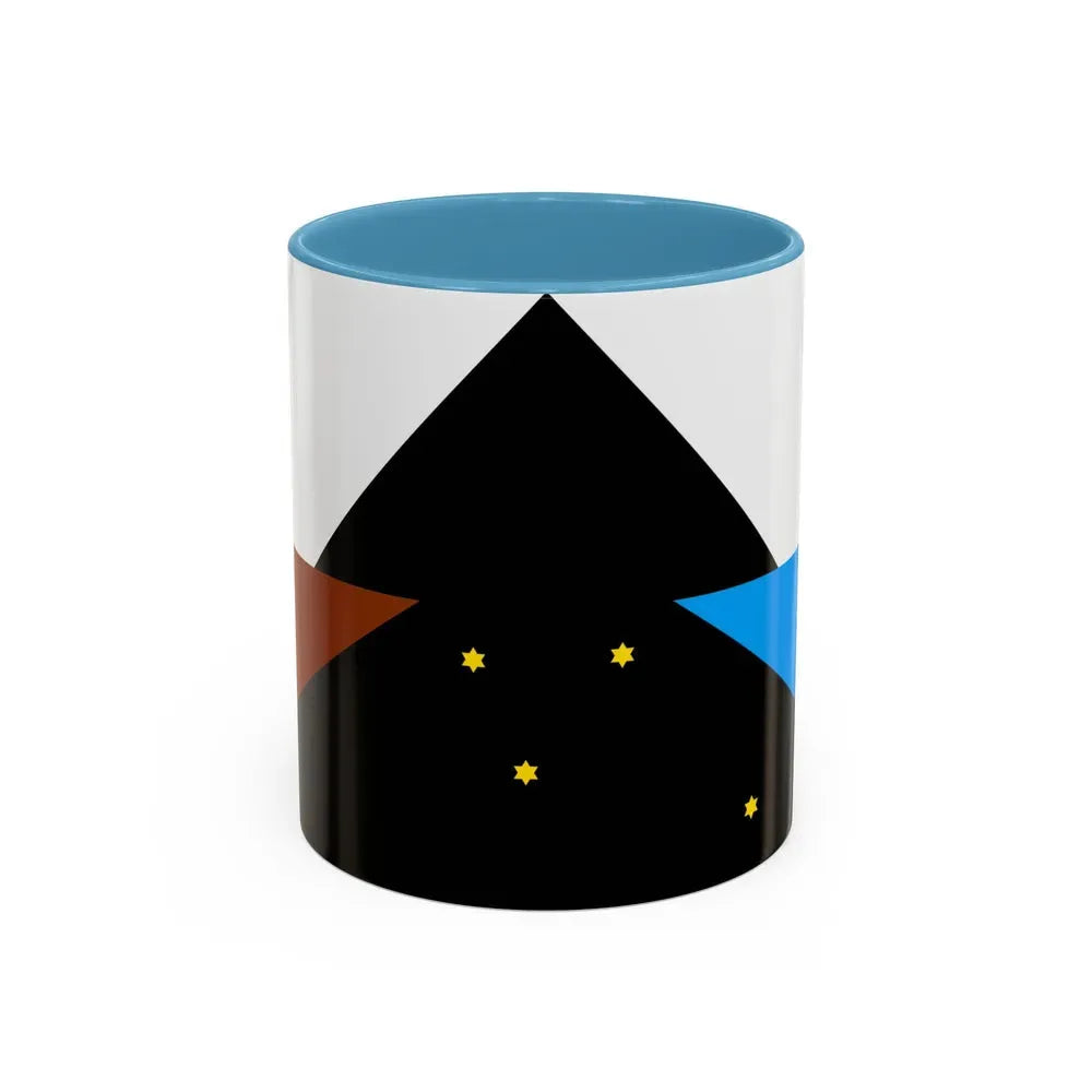 Flag of Tehuelche people - Accent Coffee Mug 11oz Light Blue - Go Mug Yourself