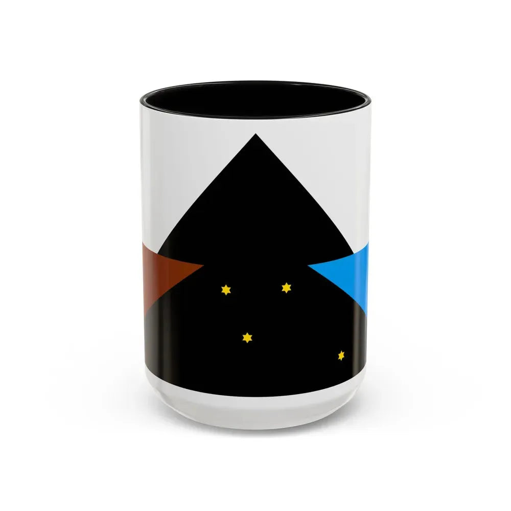 Flag of Tehuelche people - Accent Coffee Mug 15oz Black - Go Mug Yourself