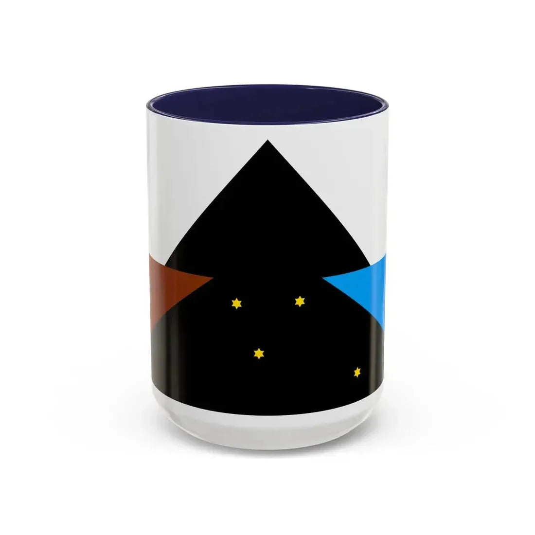 Flag of Tehuelche people - Accent Coffee Mug 15oz Navy - Go Mug Yourself