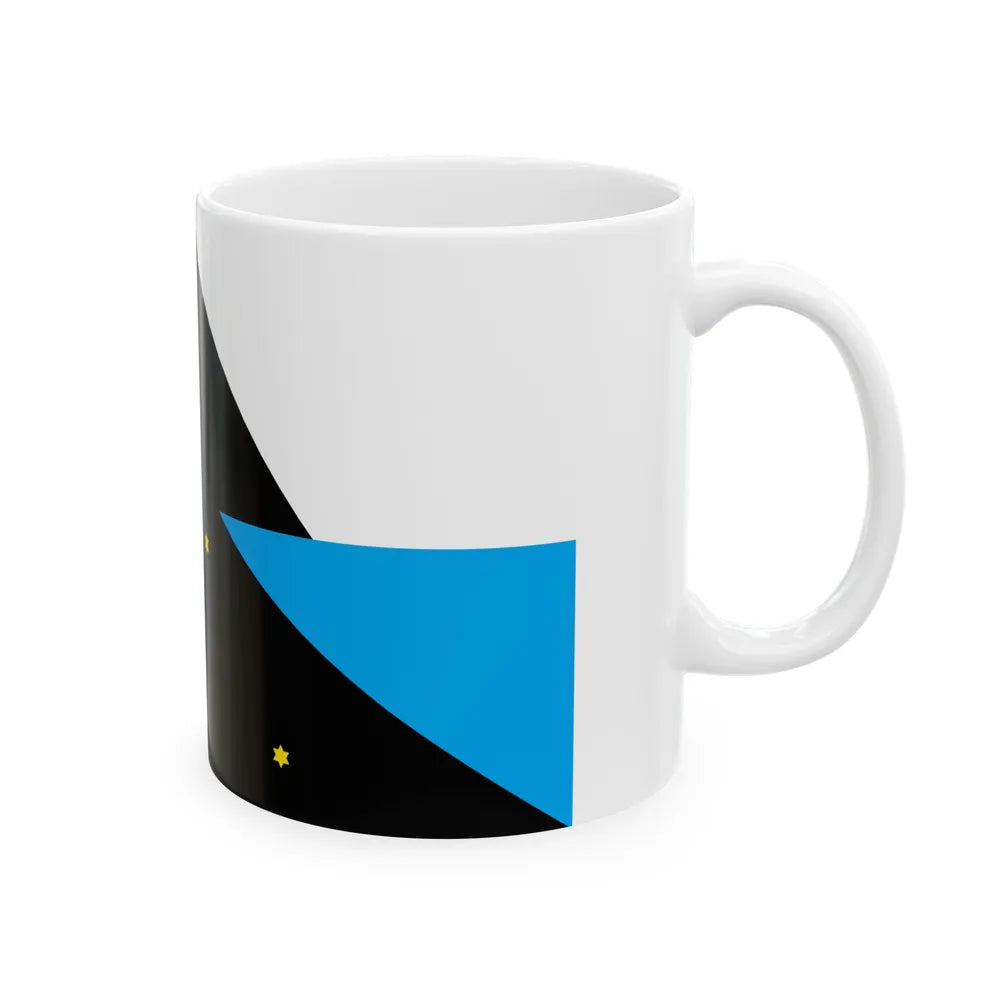 Flag of Tehuelche people - White Coffee Mug-Go Mug Yourself