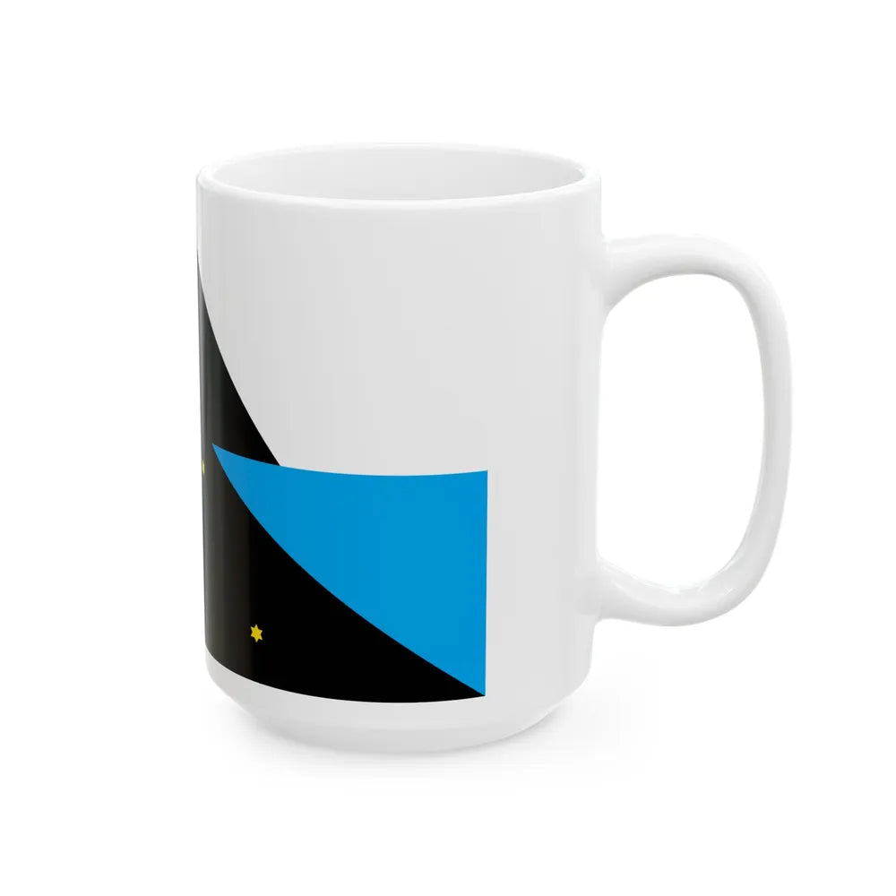 Flag of Tehuelche people - White Coffee Mug-Go Mug Yourself